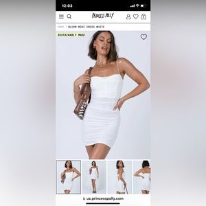 white princess polly dress